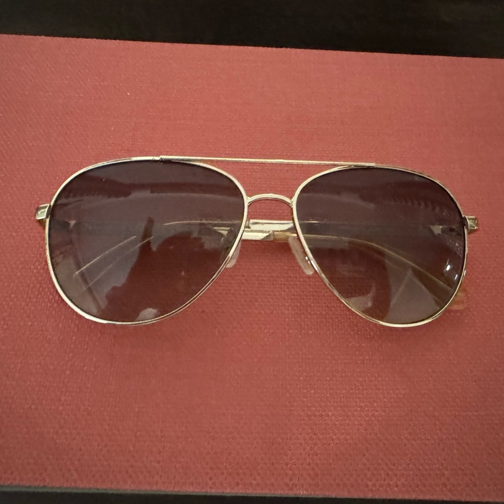 Kate Spade Avaline Gold Aviator Sunglasses